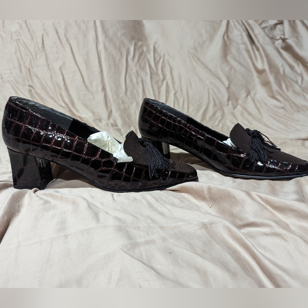 Amber Patent Leather Loafers